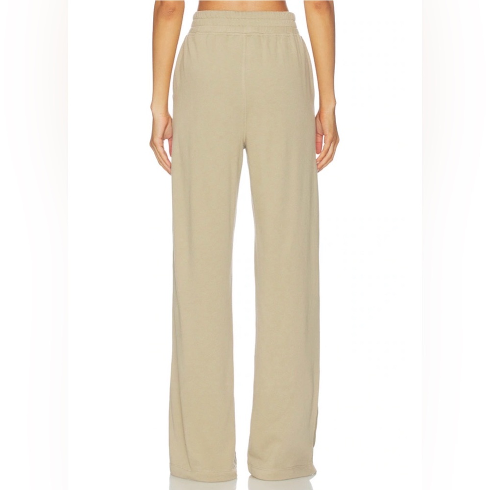 Nation LTD- Wide-Leg Split Hem Pull-On Pants in Light Beige - Picture 8 of 12